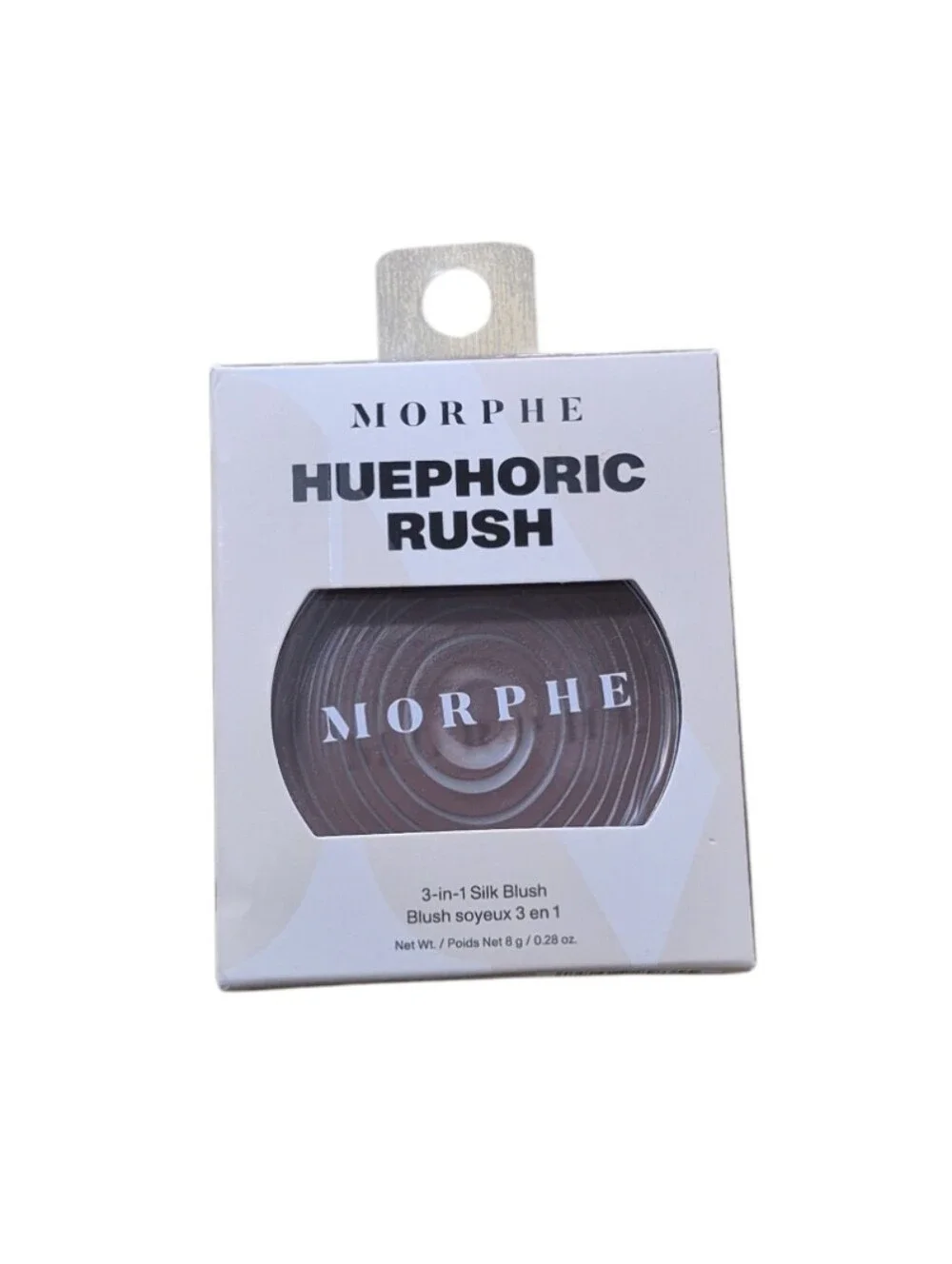 NIB Morphe Huephoric Rush 3-in-1 Silk Blush - Touched Mahogany
